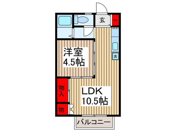 ＹＳハイツ ２の物件間取画像